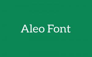 Read more about the article Aleo Font Free Download