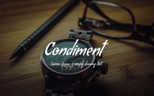 Read more about the article Condiment Font Free Download
