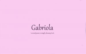 Read more about the article Gabriola Font Free Download