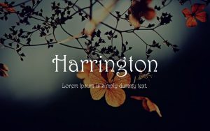 Read more about the article Harrington Font Free Download