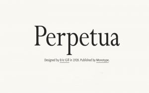 Read more about the article Perpetua Font Free Download