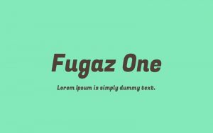 Read more about the article Fugaz One Font Free Download