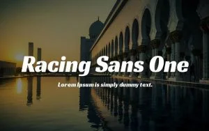 Read more about the article Racing Sans One Font Free Download