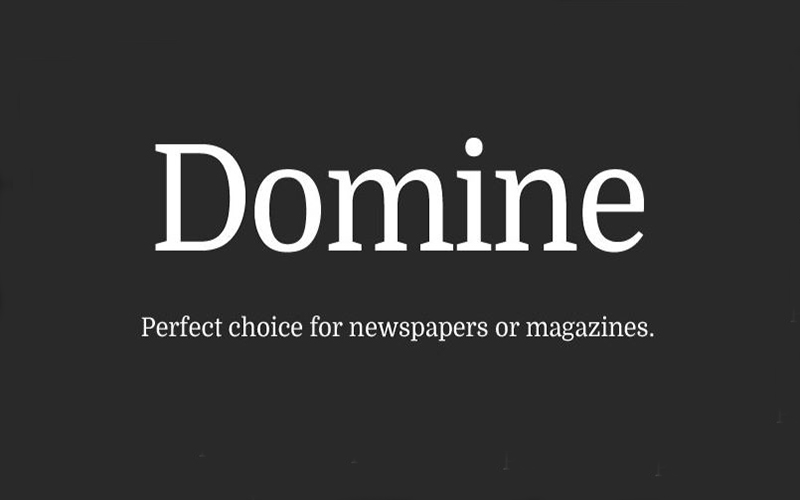 You are currently viewing Domine Font Free Download