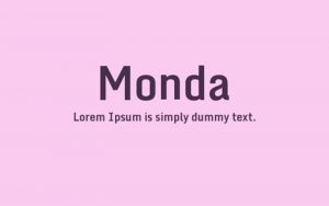 Read more about the article Monda Font Free Download